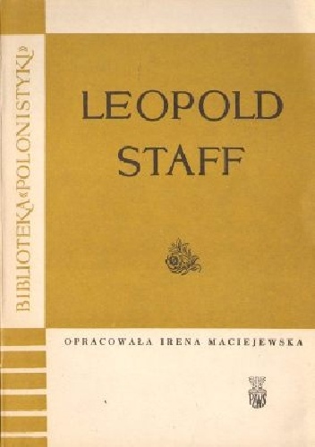 Okładka: Irena Maciejewska - Leopold Staff