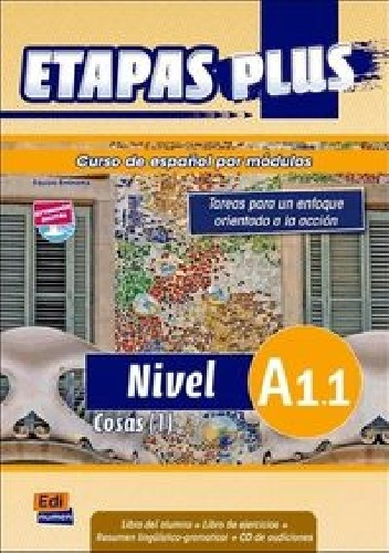 Okładka:  praca zbiorowa - Etapas Plus Nivel A1.1