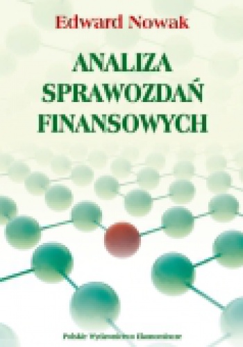 Okładka: Edward Nowak - Analiza sprawozdań finansowych