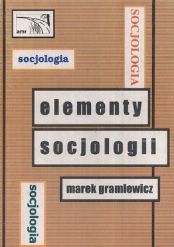 Okładka: Marek Gramlewicz - Elementy socjologii