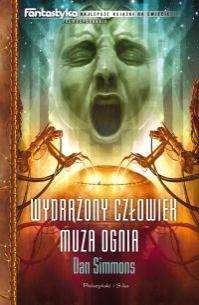 Okładka: Dan Simmons - Wydrążony człowiek / Muza ognia