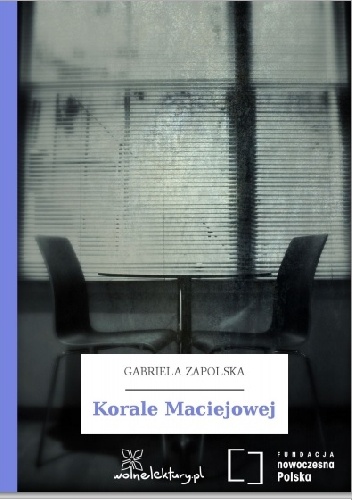 Okładka: Gabriela Zapolska - Korale Maciejowej