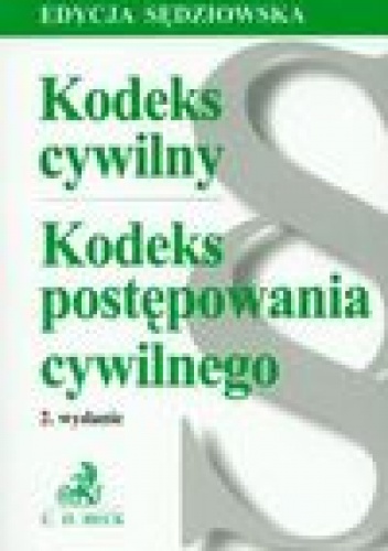 Okładka:  Ustawodawca - Kodeks cywilny Kodeks postępowania cywilnego
