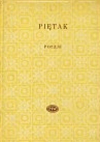 Okładka: Stanisław Piętak - Poezje