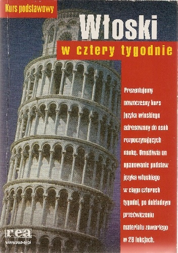 Okładka: Anna Opolska-Waszkiewicz - Włoski w cztery tygodnie