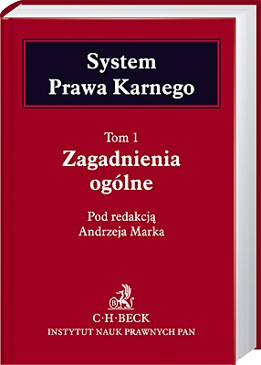 Okładka: Andrzej Marek - System prawa karnego. T. 1, Zagadnienia ogólne