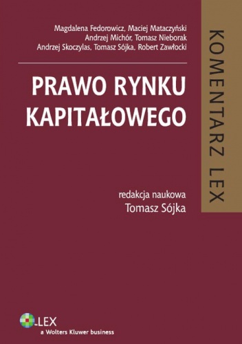 Okładka:  praca zbiorowa - Prawo rynku kapitałowego. Komentarz