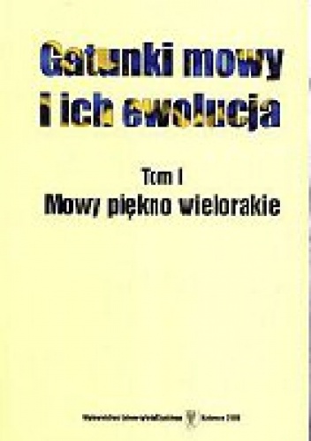 Okładka: Danuta Ostaszewska - Mowy piękno wielorakie