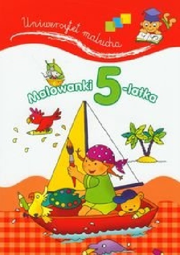 Okładka: Elżbieta Lekan - Malowanki 5-latka. Uniwersytet malucha