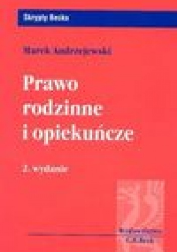 Okładka: Marek Andrzejewski - Prawo rodzinne i opiekuńcze