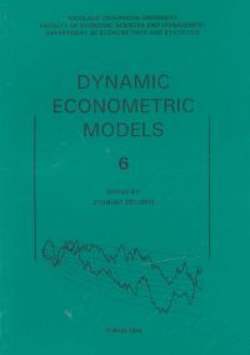 Okładka: Zygmunt Zieliński - Dynamic Econometric Models tom 6