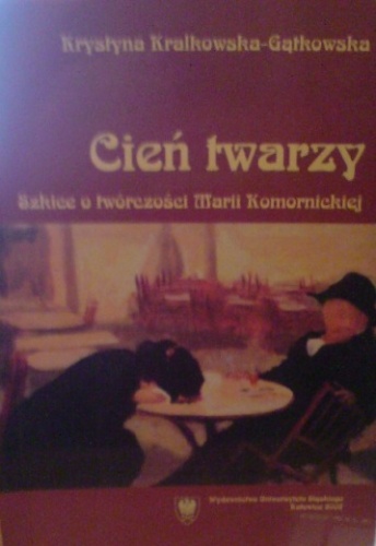 Okładka: Krystyna Kralkowska-Gątkowska - Cień twarzy. Szkice o twórczości Marii Komornickiej