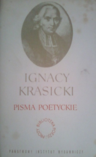 Okładka: Ignacy Krasicki - Pisma poetyckie (tom II)
