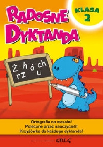 Okładka: Marta Kurdziel - Radosne dyktanda. Klasa 2