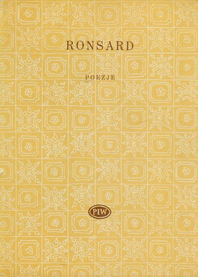 Okładka: Pierre de Ronsard - Poezje