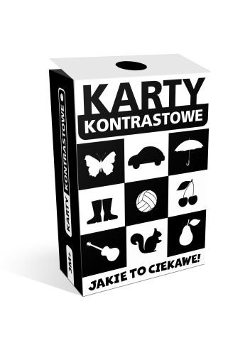 Okładka:  praca zbiorowa - Karty kontrastowe. Jakie to ciekawe