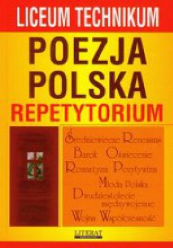 Okładka: Anna Skibicka - Poezja Polska repetytorium