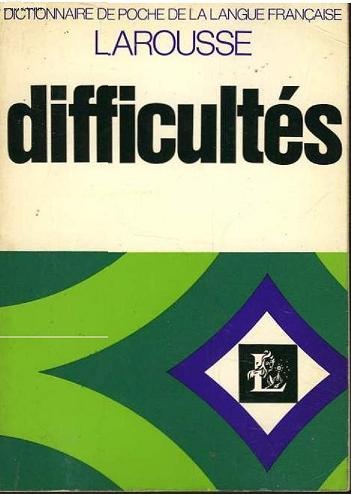 Okładka:  praca zbiorowa - Difficultés. Dictionnaire de poche de la langue française