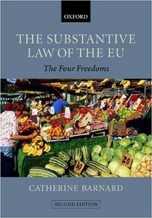 Okładka: Catherine Barnard - Substantive Law of the EU: