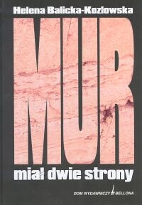 Okładka: Helena Balicka-Kozłowska - Mur miał dwie strony