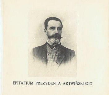 Okładka: Adam Massalski - Epitafium prezydenta Artwińskiego
