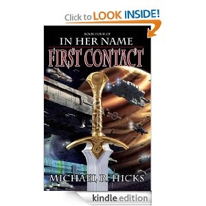 Okładka: Michael R. Hicks - First Contact