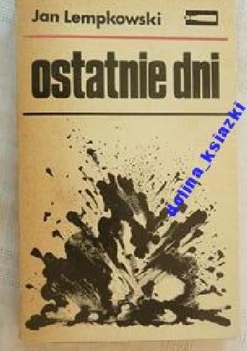 Okładka: Jan Lempkowski - Ostatnie dni