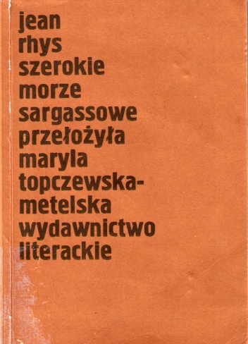 Okładka: Jean Rhys - Szerokie Morze Sargassowe
