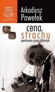 Okładka: Arkadiusz Pawełek - Cena strachu: Pontonem przez Atlantyk