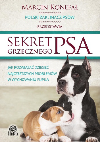 Okładka: Marcin Konefał - Sekret grzecznego psa. Jak rozwiązać dziesięć najczęstszych problemów w wychowaniu pupila.