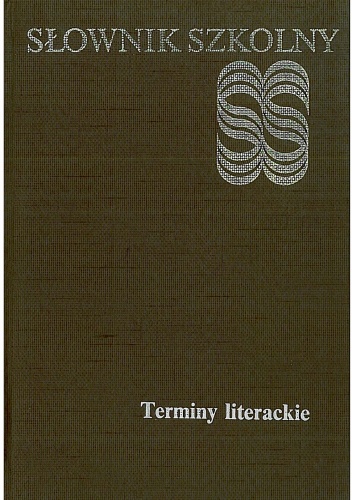 Okładka: Stanisław Jaworski - Słownik szkolny. Terminy literackie