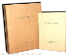 Okładka: Włodzimierz Dworzaczek - Genealogia
