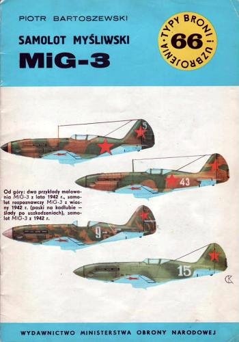 Okładka: Piotr Bartoszewski - Samolot myśliwski MiG-3