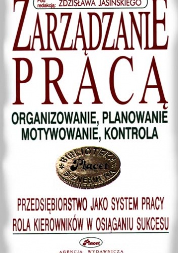 Okładka: Zdzisław Jasiński - zarządzanie pracą - e-book