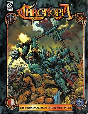 Okładka:  praca zbiorowa - Chronopia. Gra bitewna w świecie dark fantasy