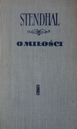 Okładka:  Stendhal - O miłości