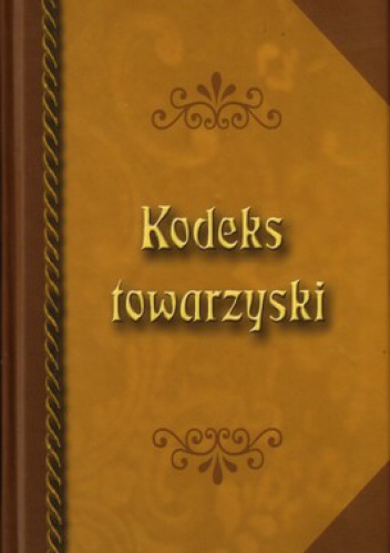 Okładka: Sebastian Arhens - Kodeks towarzyski