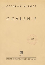 Okładka: Czesław Miłosz - Ocalenie