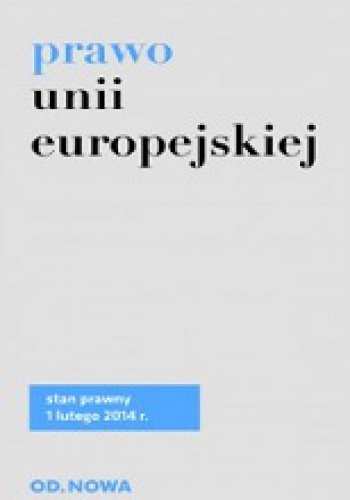 Okładka: Lech Krzyżanowski - Prawo unii europejskiej