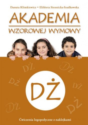 Okładka: Danuta Klimkiewicz - Akademia wzorowej wymowy DŻ