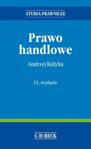 Okładka: Andrzej Kidyba - Prawo handlowe