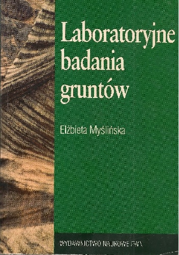 Okładka: Elżbieta Myślińska - Laboratoryjne badania gruntów