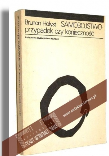 Okładka: Brunon Hołyst - Samobójstwo. Przypadek czy konieczność