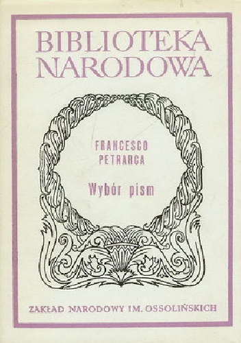 Okładka: Francesco Petrarca - Wybór pism