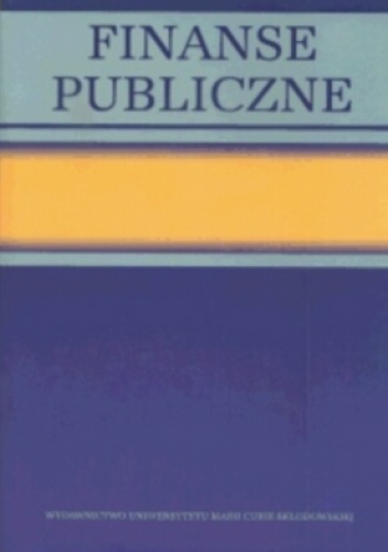 Okładka: Alicja Pomorska - Finanse publiczne