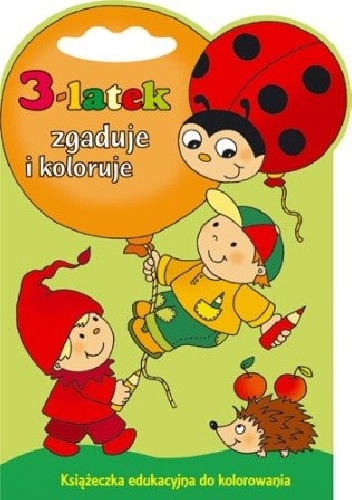 Okładka: Joanna Myjak - 3-latek zgaduje i koloruje