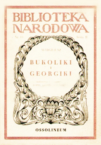 Okładka:  Wergiliusz - Bukoliki i georgiki