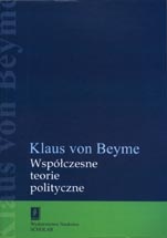 Okładka: Klaus von Beyme - Współczesne teorie polityczne