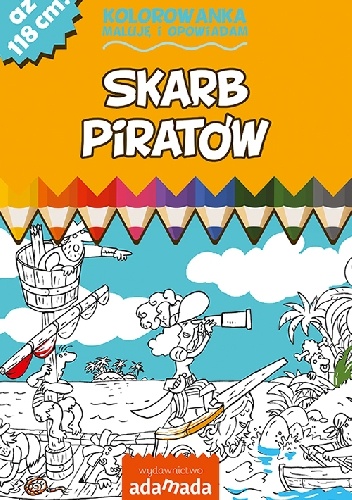 Okładka:  - Skarb piratów Kolorowanka. Maluję i opowiadam