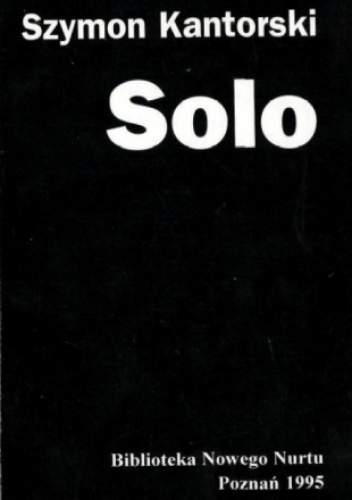 Okładka: Szymon Kantorski - Solo